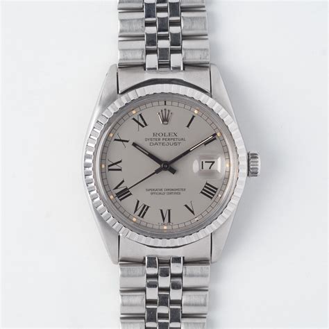 rolex datejust gray buckley dial